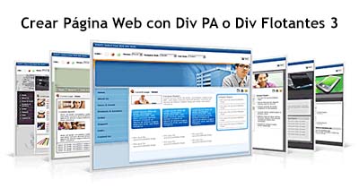 Crear Página Web con Div PA o Div Flotantes 3