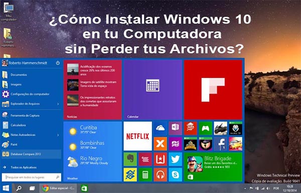 Cómo Instalar Windows 10 en tu Computadora sin Perder tus Archivos